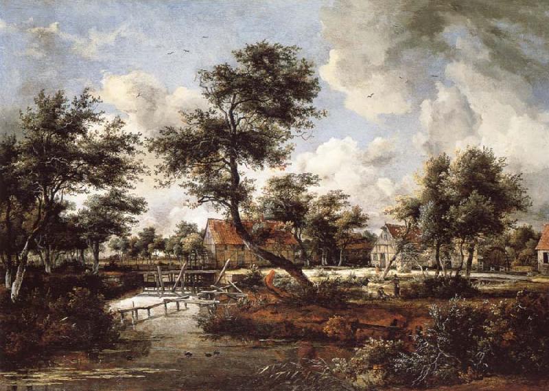 Meindert Hobbema The Watermills at Singraven near Denekamp oil painting picture